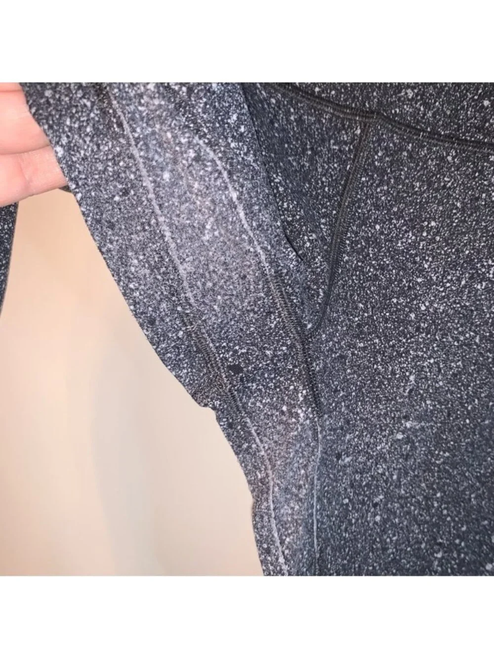 Lululemon grey speckle align leggings
